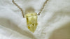 Citrine & Silver Pendant Necklace. Handmade Sterling Silver. 2305
