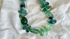 Long Fluorite & Sterling Silver Necklace. 2066