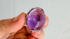 Oversized Faceted Amethyst Ring | Handmade Adjustable Sterling Silver | Unique Gemstone Jewelry. 4022
