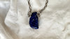 Lapis Lazuli Pendant on Sterling Silver Chain Necklace. 0891