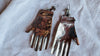 Oaxaca Silver Earrings. La Mano. Hand. Mexico. Frida Kahlo.