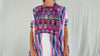 Vintage Cancuc Mexican Huipil. Vibrant Mayan Textile. 4321