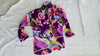 Indian Paisley Button Up Shirt. Colorful Unisex Summer Clothing. MOP buttons