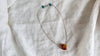Mookaite Skull Pendant. Turquoise & Sterling Silver Chain. 1278
