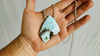 Larimar Pendant Necklace. Sterling Silver. 2469