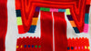 Vintage Oxchuc Mexican Huipil. Vibrant Mayan Textile. 0049