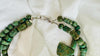 Guatemalita Necklace | Mayan Jade Reproduction Jewelry | Handmade Guatemalan Artisan Accessory.