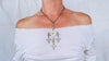 Yalalag Cross Pendant Necklace. Sterling Silver Handcrafted Jewelry. 4398
