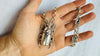 Beetle Pendant Necklace. Handmade Sterling Silver Chain. Atelier Aadya. 2879