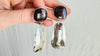 Garnet & Silver Earrings. Hand Crafted Sterling Silver Jewelry. Atelier Aadya. Gift for Her. 2122