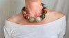 Ocean Jasper Necklace. Sterling Silver. 1375