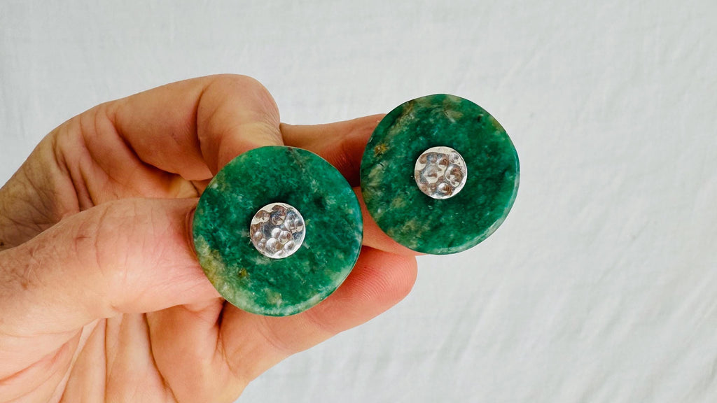 Guatemalita Earrings. Sterling Silver Posts. 4039