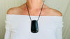 Mayan Black Jade Pendant. Hand-Carved. Guatemala. 2768