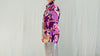 Indian Paisley Button Up Shirt. Colorful Unisex Summer Clothing. MOP buttons