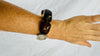 Natural Amber and Silver Beaded Bracelet. 925 Sterling. 4424