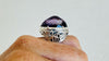 Amethyst Botanicals Ring. Size 7. Stupendously Crafted Sterling Silver. 4210