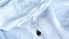 Amber & Sterling Heart Pendant on a Silver Chain. AP-354