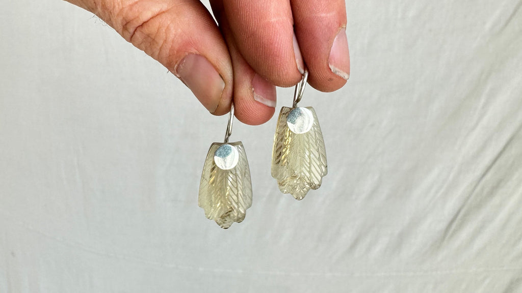 Cirtine Feather Earrings. Sterling Silver. Atelier Aadya. 2358