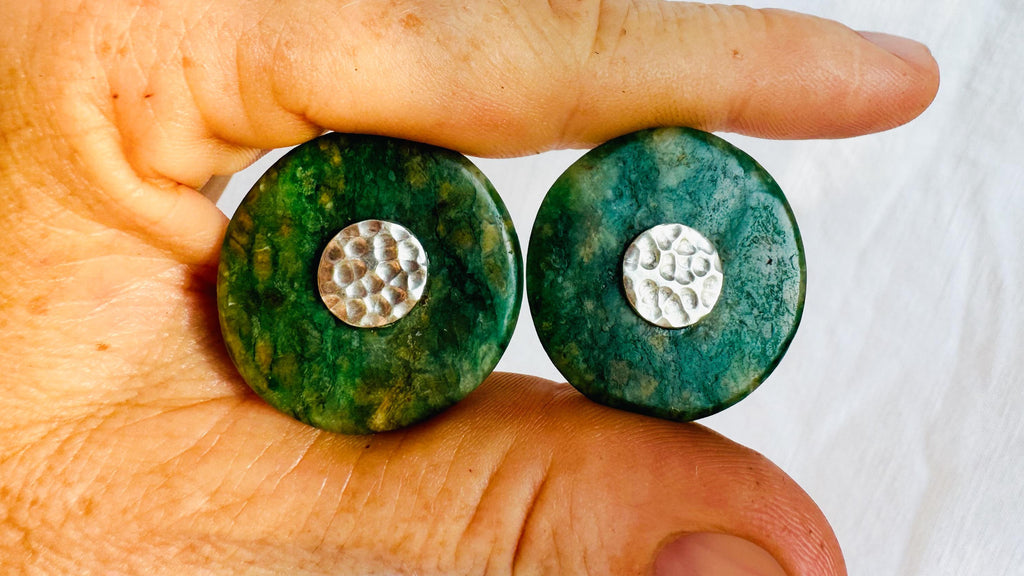 Guatemalita Earrings. Sterling Silver Posts. 4403. Scratch N Dent