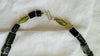 Ancient Roman Glass Necklace with Antique Silver. Handmade Designer Jewelry. 2572