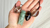 Aventurine Cicada and Smoky Quartz Pendant Necklace. Medicine Necklace. 2280