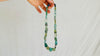 Ancient Roman Glass Necklace. Handmade Designer Jewelry. 2753