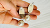 Blue Opal and Silver Sphere Earrings. Handmade Designer Sterling Jewelry. 2711