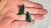 Malachite & Silver Earrings. Sterling Silver. Atelier Aadya. 1358