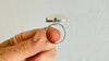 Rainbow Moonstone Ring. Oversized & Adjustable Sterling Silver Cocktail Ring. 0909
