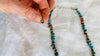 Turquoise and Sterling Necklace. 1254