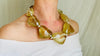 Citrine Heart Necklace. Maximalist Designer Jewelry. Handcrafted with Sterling Silver. 2685