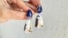 Lapis Lazuli & Sterling Silver Drop Earrings. 0888