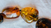 Dramatic Amber Necklace. Antique Sterling Silver Beads. Maximalist Designer Jewelry.