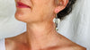 Monte Alban Earrings. Oaxacan. Sterling Silver. Mexico. Frida Kahlo. 2861