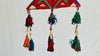 Vintage Silk Turkmen Tribal Beaded Tassels. Evil Eye. Door or Wall Decor. 4265