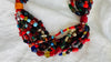 Balochi Multi-Strand Tribal Beaded Necklace. 4186