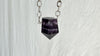 Huge Amethyst Pendant Necklace with Chunky Silver Chain. Maximalist Sterling Silver Jewelry, Unique Statement Jewelry for Women.