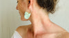 Chrysoprase & Sterling Silver Earrings. 2494