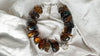 Huge Amber & Beetle Beaded Necklace. Mexican Amber. Dramatic and Gorgeous!