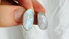 Rainbow Moonstone Post Earrings. Handmade Sterling Silver Jewelry. Small Gift for Her. 3010