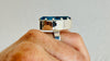 Oversized Faceted Aquamarine Cocktail Ring | Handmade Adjustable Sterling Silver | Unique Gemstone Jewelry I AAA Stone 0914
