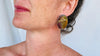 Asymm Jasper Earrings. Handmade Sterling Silver Jewelry. 3014