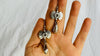Monte Alban Earrings. Oaxacan. Sterling Silver. Mexico. Frida Kahlo. 2861