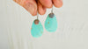 Santo Domingo Pueblo Turquoise Earrings. Kewa. Native American. 2764