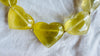 Citrine Heart Necklace. Maximalist Designer Jewelry. Handcrafted with Sterling Silver.