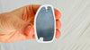 Faceted Oversized Obsidian Earrings. Sterling Silver Posts, One-of-a-Kind. 4162