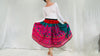 Vintage Banjara Skirt. Hand-Embroidered Drawstring Skirt. 4215