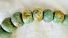 Mayan Guatemalita Jade Graduated Choker Necklace. Guatemalan Stone Jewelry. Handmade Necklace. 2247
