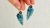 Chrysocolla and Sterling Silver Earrings. Atelier Aadya. 2363