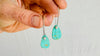 Santo Domingo Pueblo Turquoise Earrings. Kewa. Native American. 2761